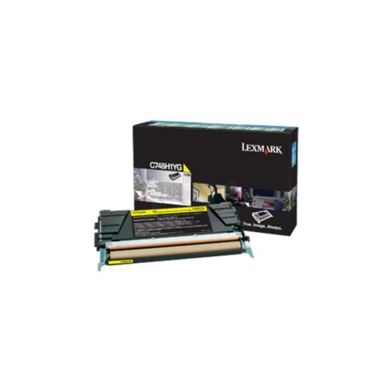 Lexmark [C74x] C748H3YG sárga eredeti toner High Corporate