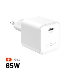FIXED mini USB-C GaN töltő 65W fehér