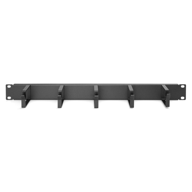 Digitus DN-97602 Cable routing panel with cable routing brackets for 483 mm (19") cabinets 1U Black