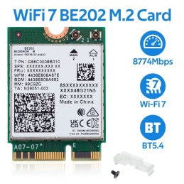 Intel Wi-Fi 7 BE202 2230 2x2 BE+BT No vPro