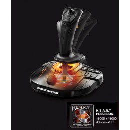 Thrustmaster T-16000M FCS Flight Pack USB Botkormány, Gázkar és Pedál Black