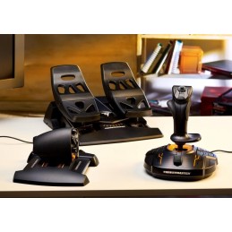 Thrustmaster T-16000M FCS Flight Pack USB Botkormány, Gázkar és Pedál Black
