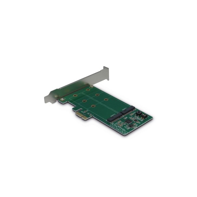 Inter-Tech KCSSD4 PCIe Adapter for two M.2 S-ATA drives/RAID