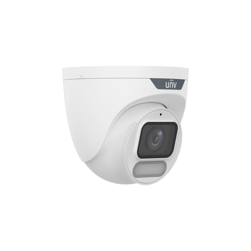Uniview Easystar Colorhunter 8MP OwlView Wise-ISP turret dómkamera, 4mm fix objektívvel, mikrofonnal