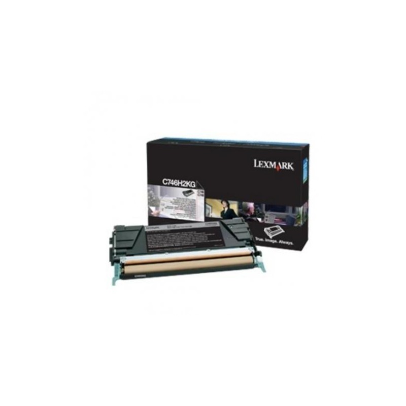 Lexmark [C74] C746H3KG fekete eredeti toner High Corporate