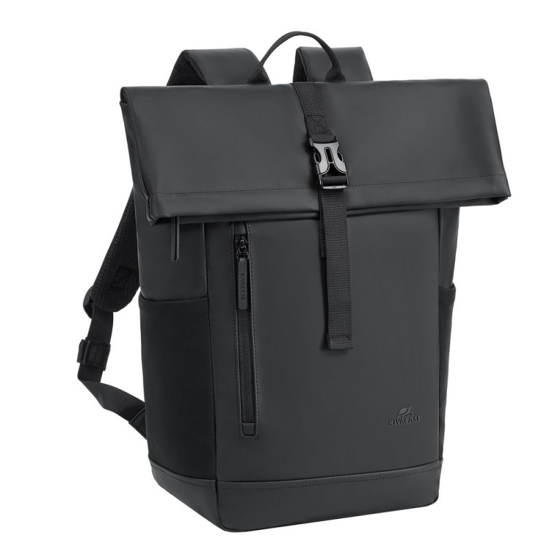 RivaCase 7826 ECO 17L Roll top Notebook Backpack 14" Black