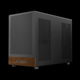 Gamdias Athena M4M Wood Tempered Glass Black/Wood