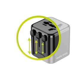 Mobile Origin Universal Travel Adapter PW30 EU/UK/US/AUS Black
