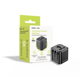 Mobile Origin Universal Travel Adapter PW30 EU/UK/US/AUS Black