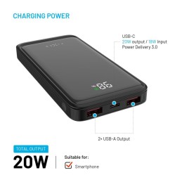 FIXED Zen2 PowerBank 10000 mAh Black
