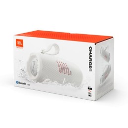 JBL Charge 6 Bluetooth Speaker White