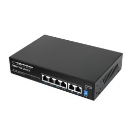 Esperanza ENS105 Spinner 4 PoE + 2 UPLINK PORT Ethernet Switch
