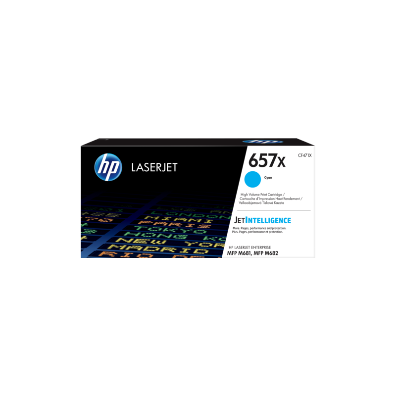 HP CF471X (657X) kék eredeti toner