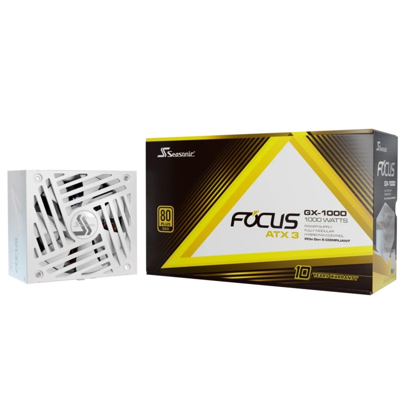 Seasonic 1000W 80+ Gold Focus GX White Edition