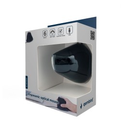 Gembird MUS-ERGO-03 Ergonomic mouse Space Gray