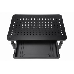 Gembird MS-TABLE-D-01 Adjustable monitor stand with drawer