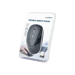 Gembird MUSW-4BS-01 Silent Wireless Optical Mouse Black