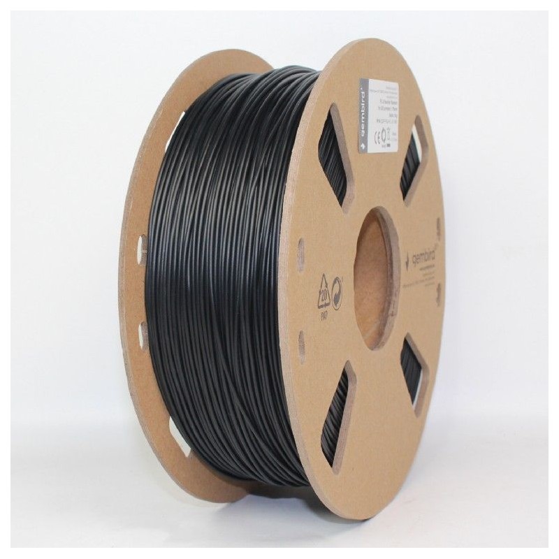 Gembird 3DP-PLA-FL-01-BK PLA Flexible Black 1.75mm 1kg