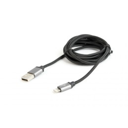 Gembird CCB-mUSB2B-AMLM-6 USB2.0 - Lightning cable 1,8m Black