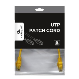 Gembird CAT6 U-UTP Patch Cable 0,25m Yellow