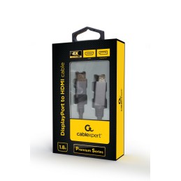 Gembird CC-DP-HDMI-4K-6 DisplayPort to HDMI Premium Series cable 1,8m Black