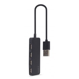 Gembird UHB-U2P4-06 4-portos USB2.0 HUB Black