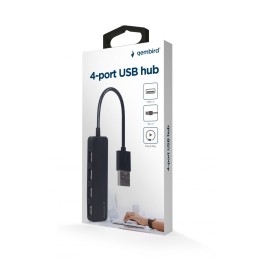 Gembird UHB-U2P4-06 4-portos USB2.0 HUB Black