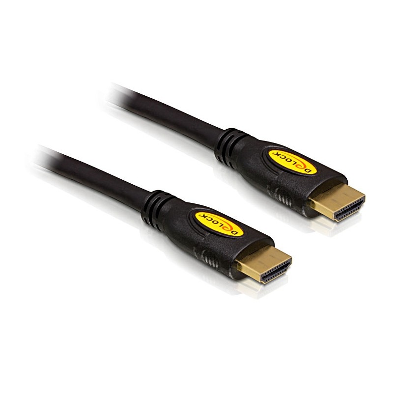 DeLock Cable High Speed HDMI with Ethernet - HDMI-A male  HDMI-A male 4K 3m