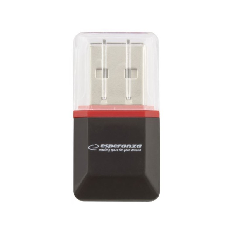Esperanza EA134 MicroSD Card Reader Black