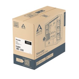 Arctic Xtender Clear Tempered Glass Black