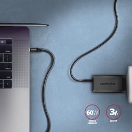 AXAGON BUCM3-CM15AB Speed USB-C  USB-C 3.2 Gen 1 Cable 1,5m Black