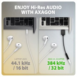 AXAGON ADA-HA USB-A Hi-Res DAC audio adapter