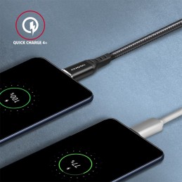 AXAGON BUCM-CM10AB HQ USB-C  USB-C Cable 1m Black