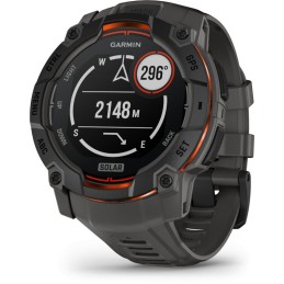 Garmin Instinct 3 50mm Solar Black with Charcoal Band