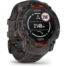 Garmin Instinct 3 50mm Solar Black with Charcoal Band