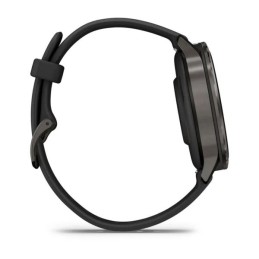 Garmin Venu 4 41mm Slate with Black Silicone Band