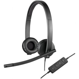 Logitech H570E USB Headset Stereo Black