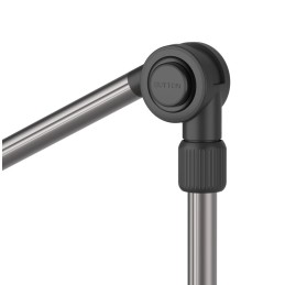 FIXED Univerzális asztali tablet/telefon tartó állvány  forgatható és állítható karral, fekete