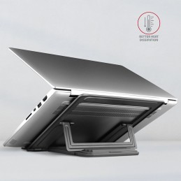 AXAGON STND-L Notebook állvány Négy állítható pozícióban