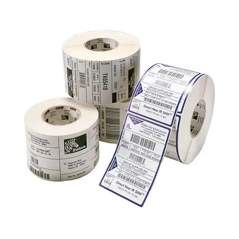 Zebra 2000D eredeti öntapadós címkeszalag csomag (12db, 101,6mm x 152,4mm, 800264-605)