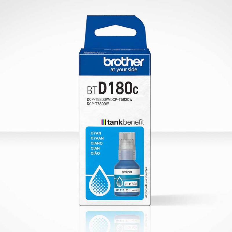 Brother BT-D180C kék eredeti tinta