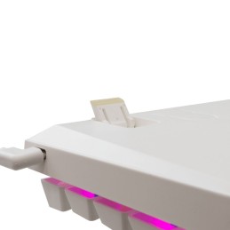 White Shark Wakizashi 2 Blue Switches Gaming Keyboard White US