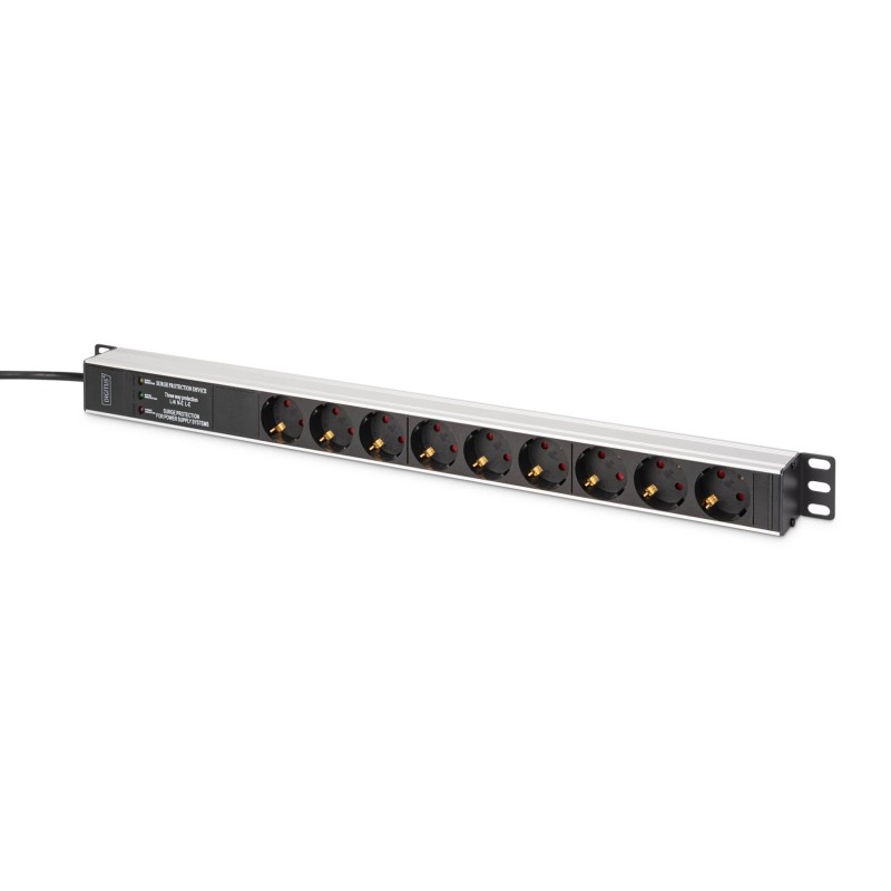 Digitus DN-95438 Túlfeszültségvédő 9DIN 2m Black