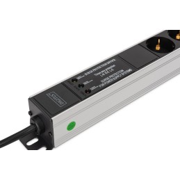 Digitus DN-95438 Túlfeszültségvédő 9DIN 2m Black