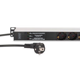 Digitus DN-95438 Túlfeszültségvédő 9DIN 2m Black
