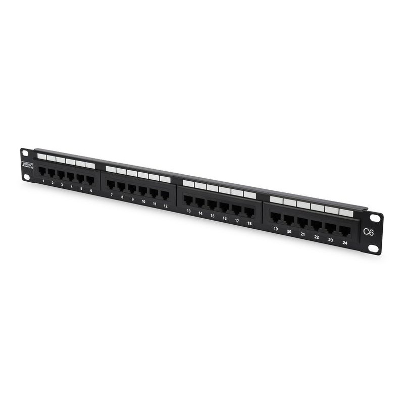 Digitus 24-port Patch Panel 1U Black