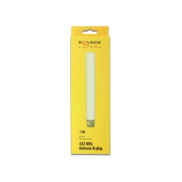 DeLock 433MHz Antenna N plug 1.45 dBi omnidirectional fixed outdoor White