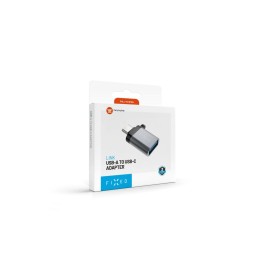 FIXED USB-C - USB-A átalakító, aluminum, szürke