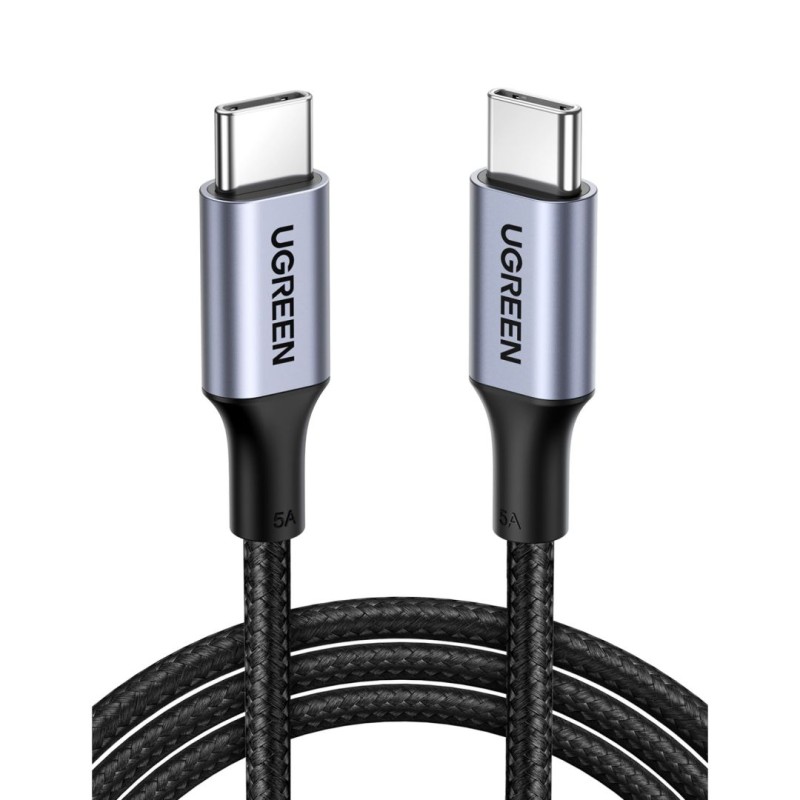 UGREEN USB-C to USB-C Alu Case with Braid Cable 1m Black