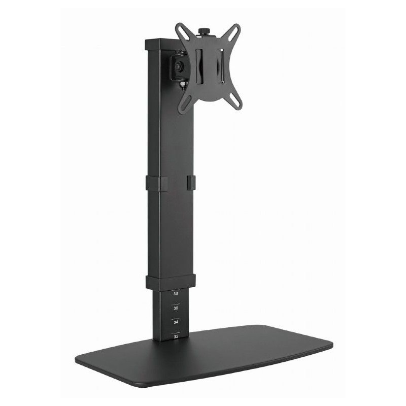 Gembird MS-D1ST-02 Height adjustable full-motion monitor desk stand 17"-32" Black